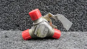 C291505-0102 Cessna 337G Airborne 1H38-4 Fuel Valve Assembly with Bracket